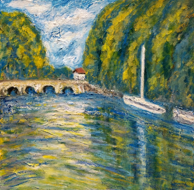 Miniature - Au bord de l'eau - Réf. CS0123
