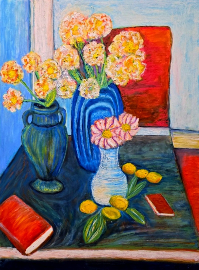 Nature morte aux trois vases - réf. CS11622