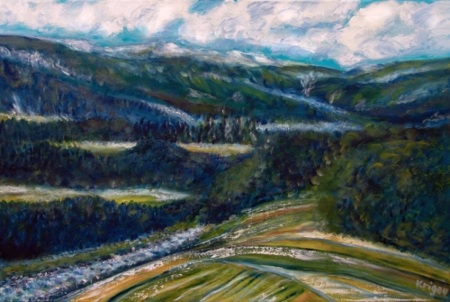 La rivière dans la montagne - réf. CS5122