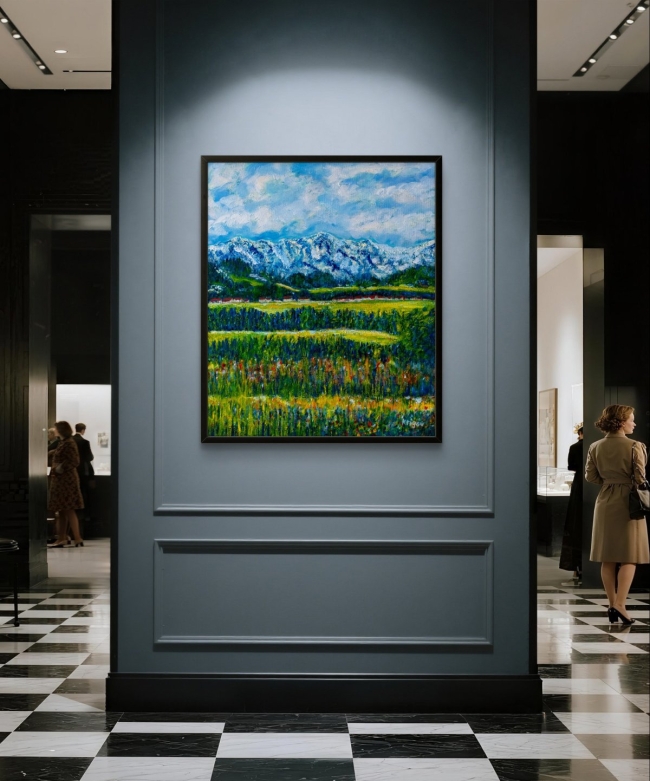 Paysage à l&#039;apparence helvétique - Réf. CS11221
