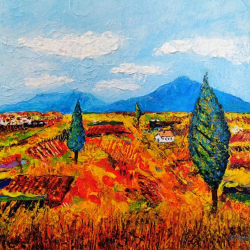 Paysage sous haute chaleur - Réf. CS3421