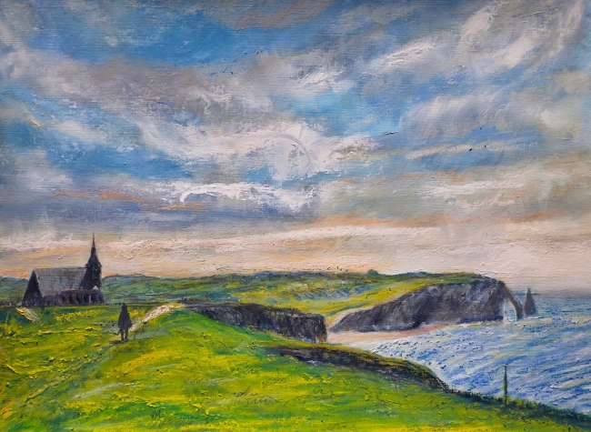 Une journée ensoleillée à Étretat - réf. CS0521