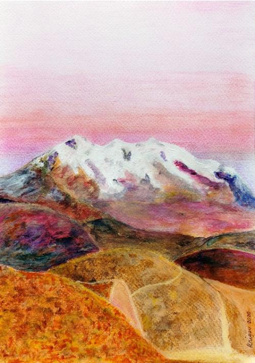  Sunset of Illimani - Réf. CS2320