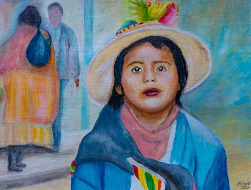 La petite cholita bolivienne - Réf. CS2020