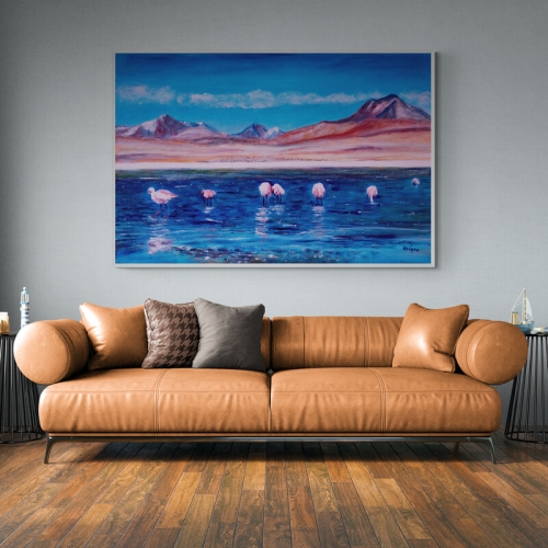 Flamingos en Sur Lipez - Bolivia - Réf. CS1720
