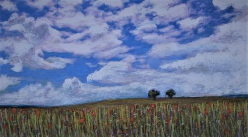 La colline aux deux arbres - Réf. CS0120