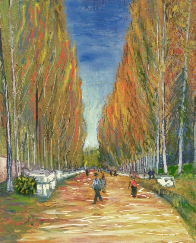 Les Alyscamps - Van Gogh revisité - réf. CS8325DP
