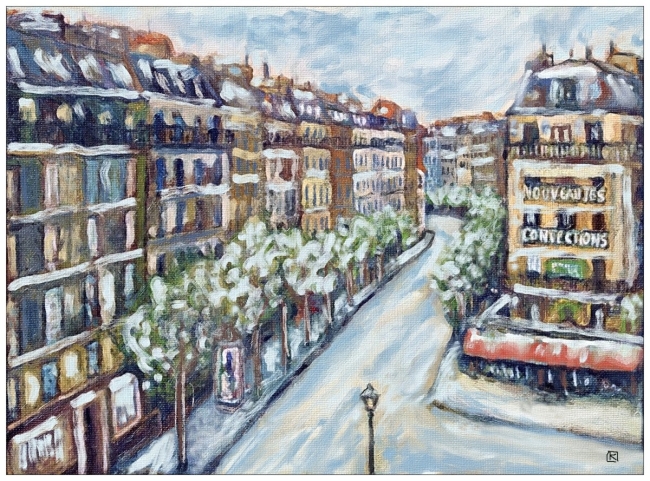 Neige tardive sur Paris - réf. CS30025DP