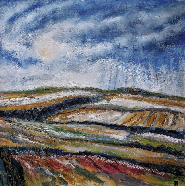 Paysage agraire imaginaire - réf. CS7726
