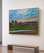 Lever du soleil sur le Seeland -  réf. CS4622 