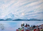 Vue sur le Niesen depuis Gunten - Réf. CS0821