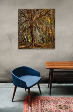 Arbre, racines et fourrées - réf. CS13324